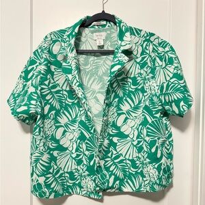 Nicole Miller 100% Linen Shirt